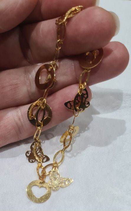 21ct yellow gold bracelet asked for price 
