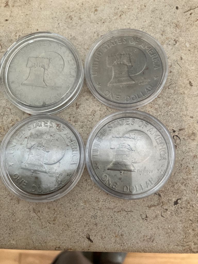 4 us 1 dollar coins