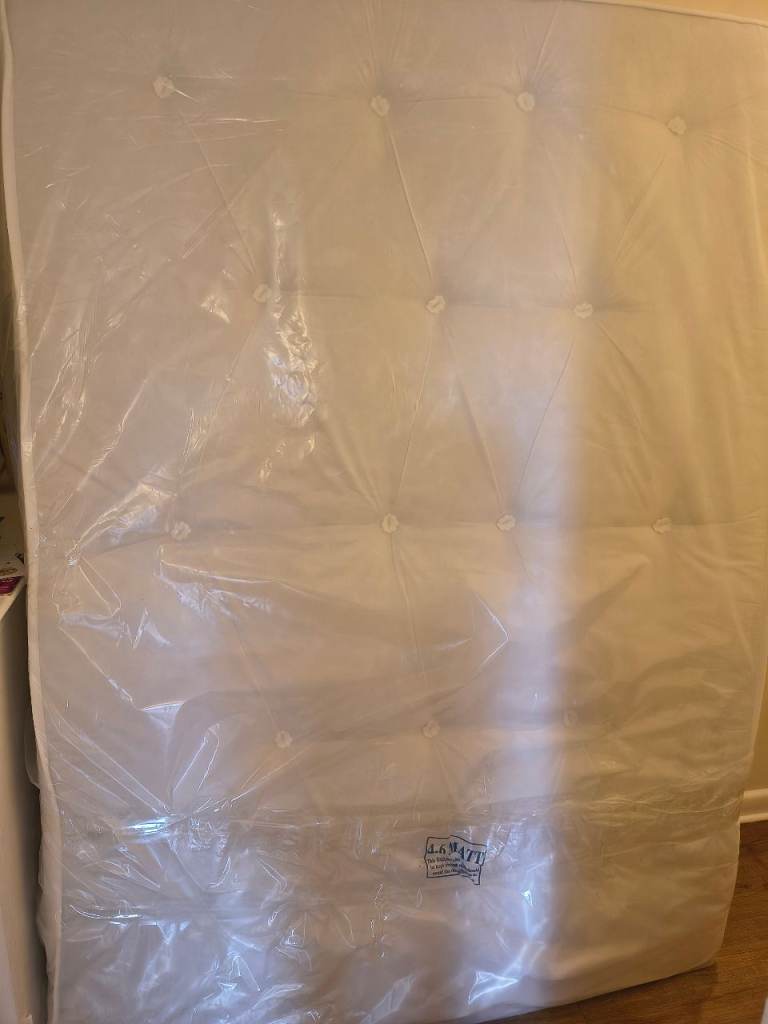 Knight Sleep Alovera Ortho Sprung Memory Foam Medium Double Mattress - 4FT6