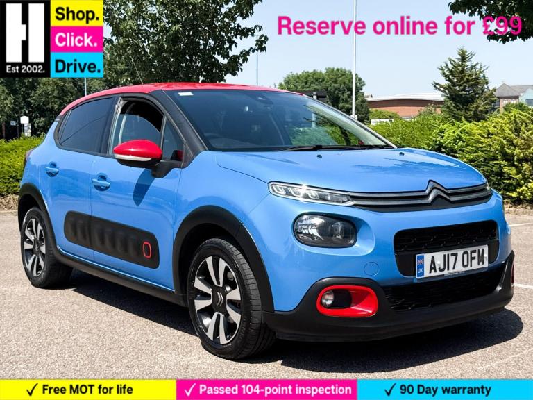 2017 Citroen C3 1.6 BlueHDi Flair Hatchback 5dr Diesel Manual Euro 6 (s/s) (100 ps) HATCHBACK Die...