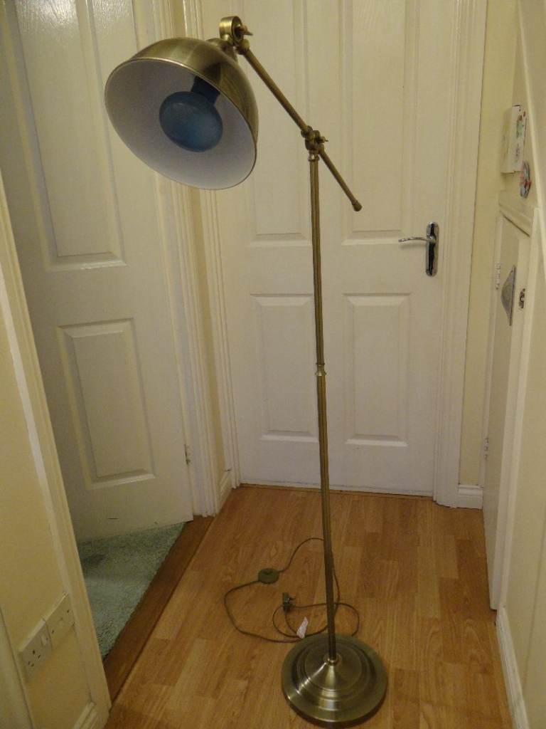 Floor standing reading/craft lamp