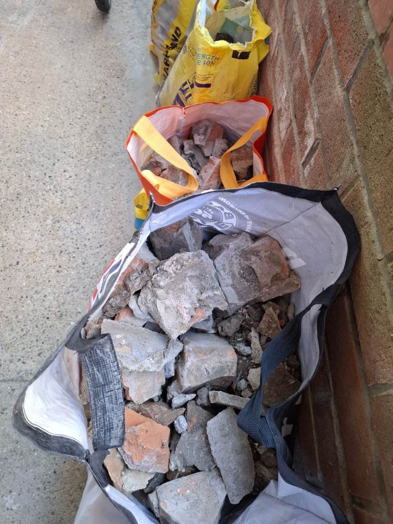 Hardcore/Rubble in bags