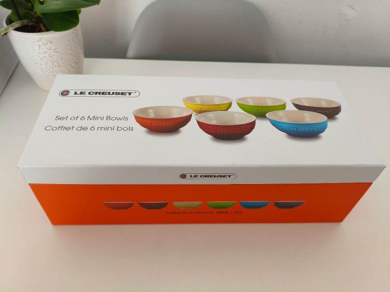 Le Creuset Rainbow Set of 6 Mini Bowls