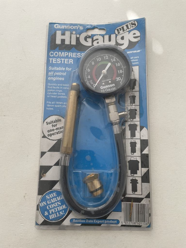 Gunson’s Hi Guage compression tester.