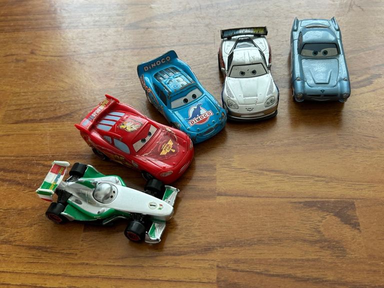 Set of 5 Disney Pixar Cars Diecast Toy Cars