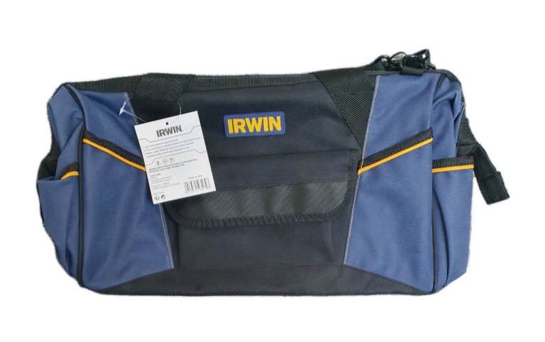IRWIN LARGE OPEN MOUTH TOOL BAG 20" 50 CM 20KG IWST93170-1 MECHANIC BUILDER NEW