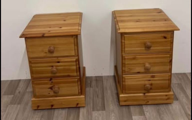 Solid Pine Bedsides - New 