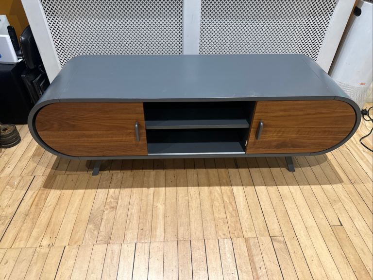 Tv stand brown and grey