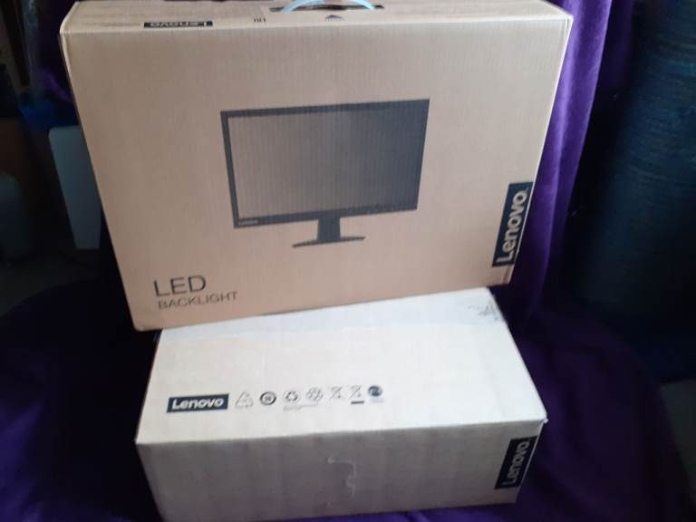 Lenovo ideacentre 3105 desktop pc with 21.5 inch monitor 