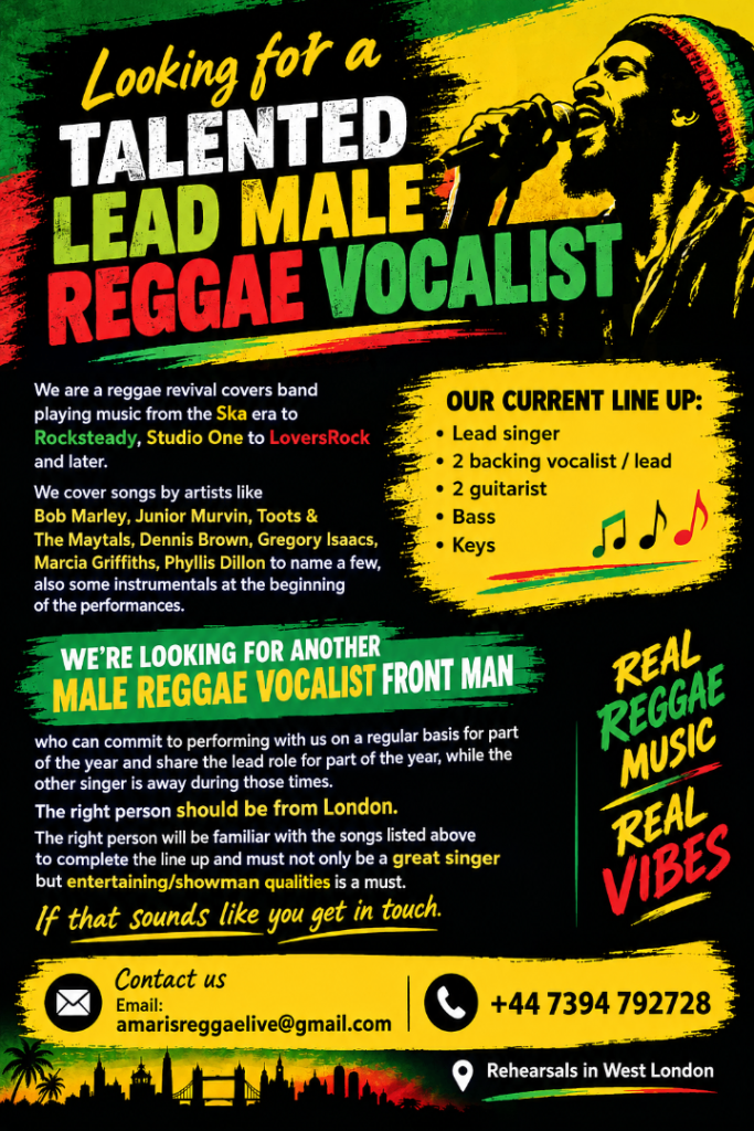 Lead vocalist wanted
