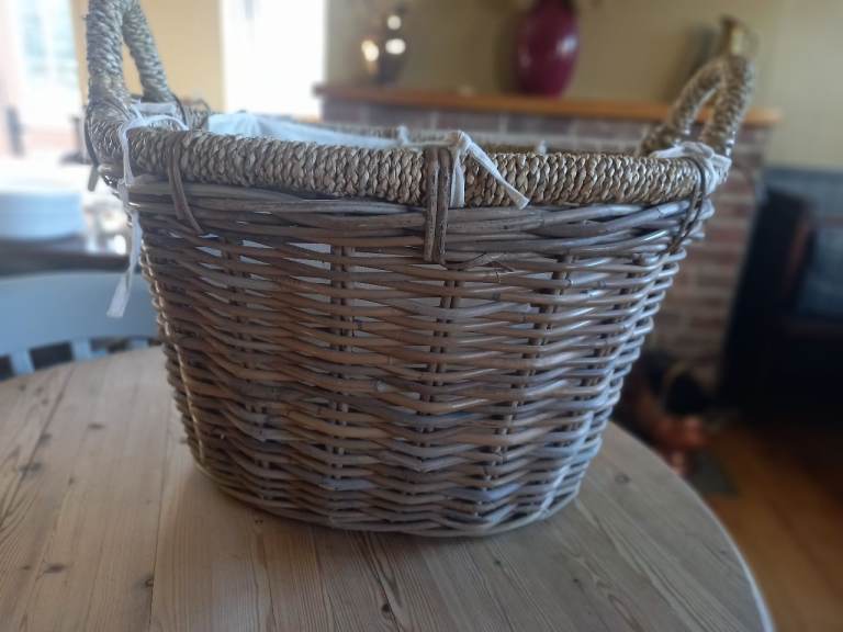 Log basket. Unused