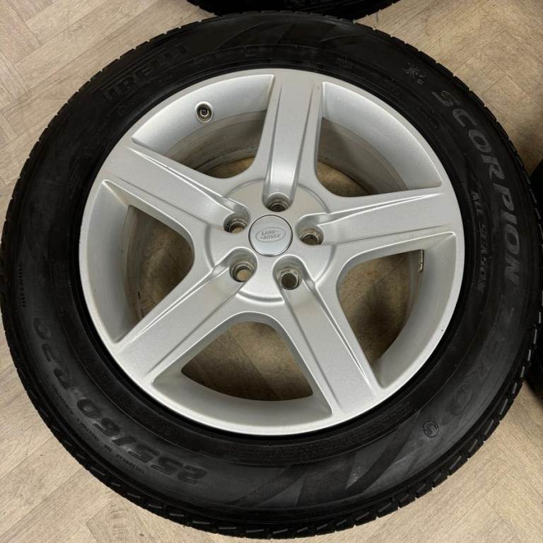 20'' GENUINE LAND ROVER DEFENDER 5 SPOKE 5094 ALLOY WHEELS TYRES ALLOYS 5X120