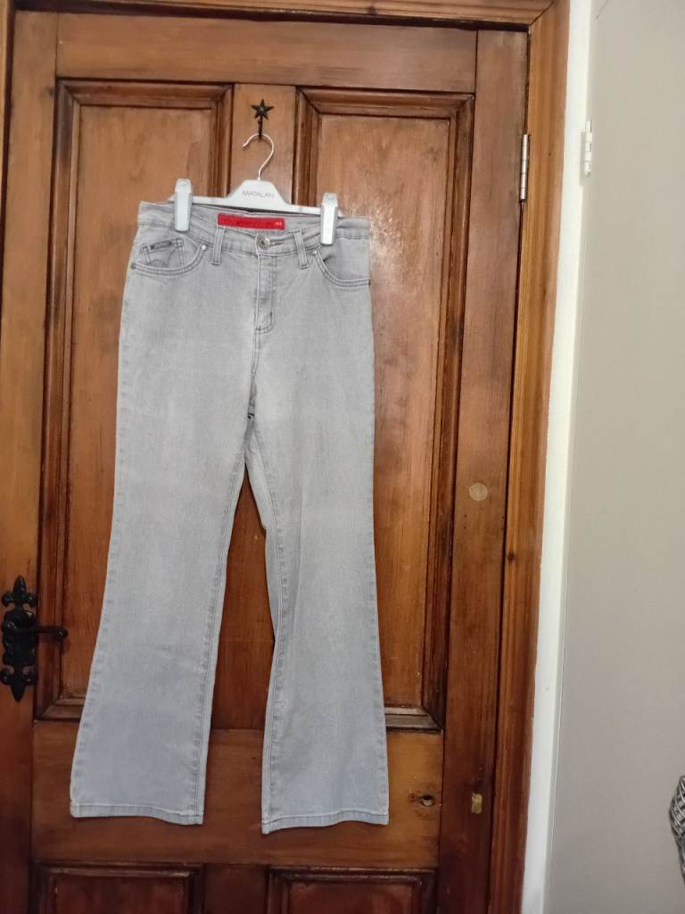 Per Una Grey Stretch Jeans Size 10s