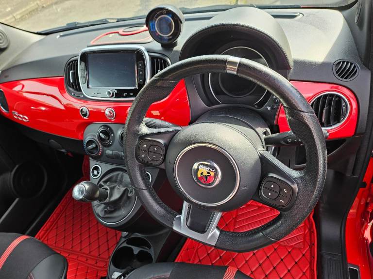 Rarely used low mileage Fiat abarth 