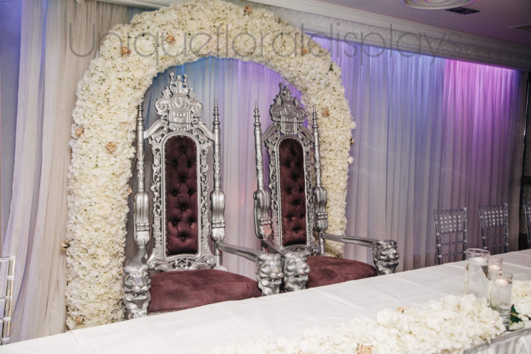 Wedding flower  arch