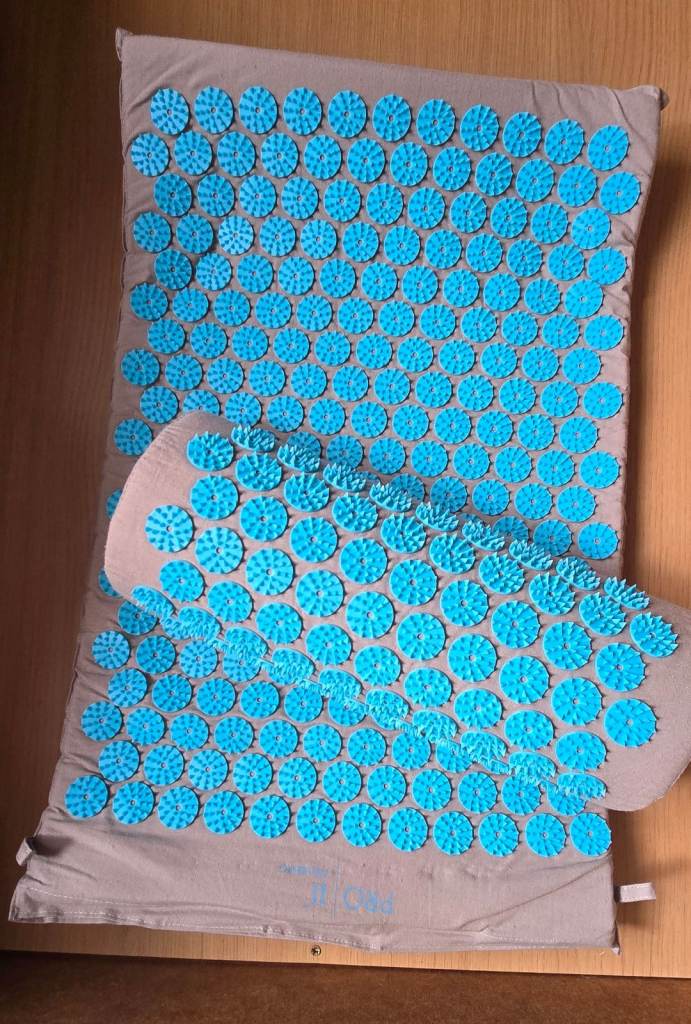 PRO 11 WELLBEING Acupressure mat and pillow set with carry bag RRP £25