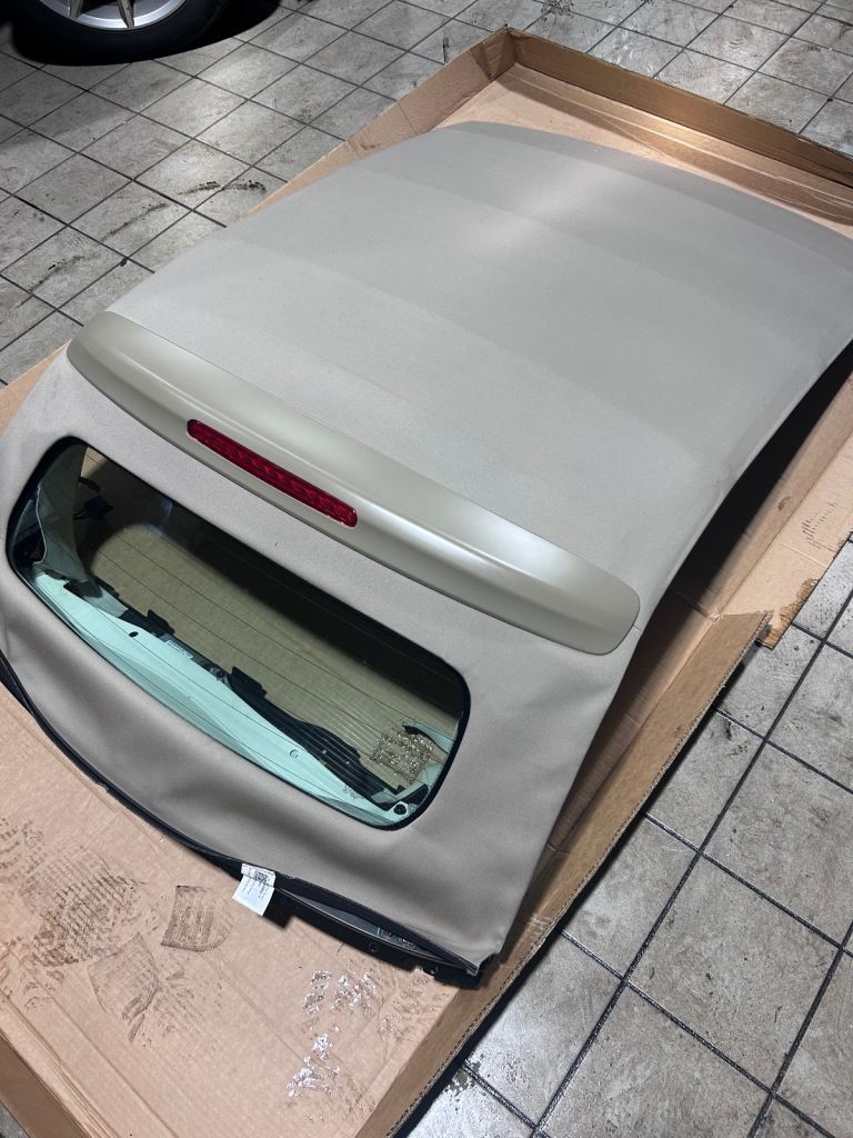 Fiat 500 convertible roof 