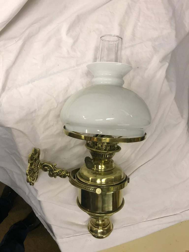 Brass Ships Paraffin Lamp