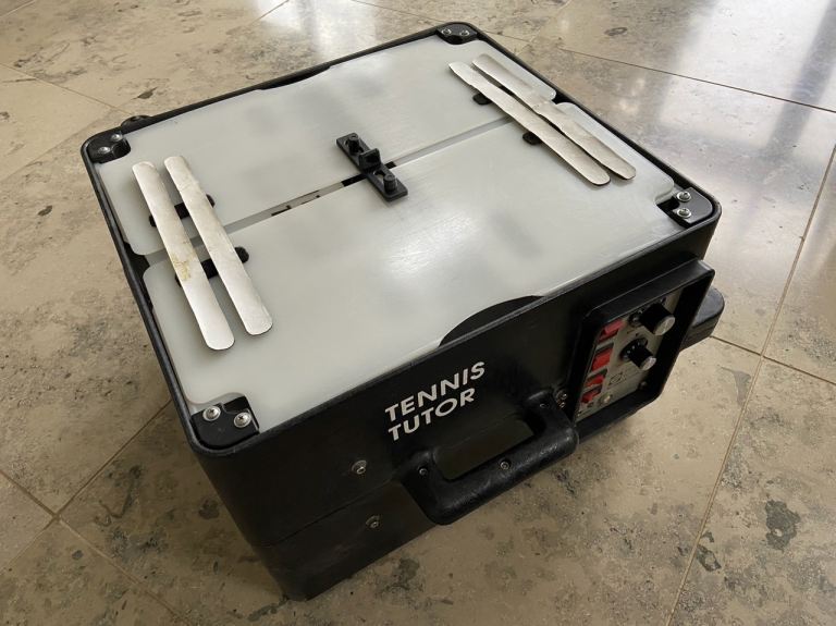 Tennis Tutor Ball Machine - with charger and remote working condition 