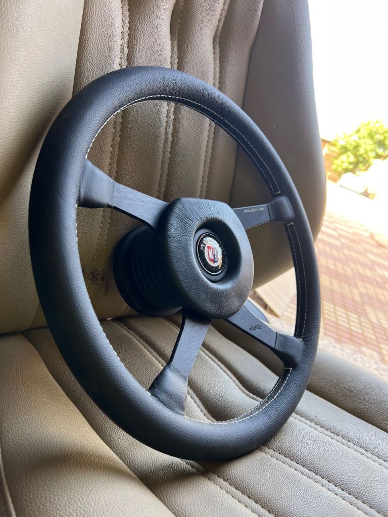 Alpina steering wheel