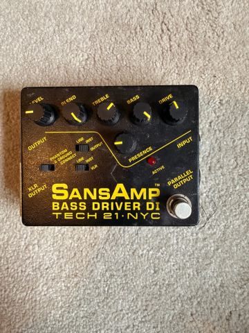 Tech 21 NYC SansAmp Bass Driver DI Pedal, £110.00 for Sale