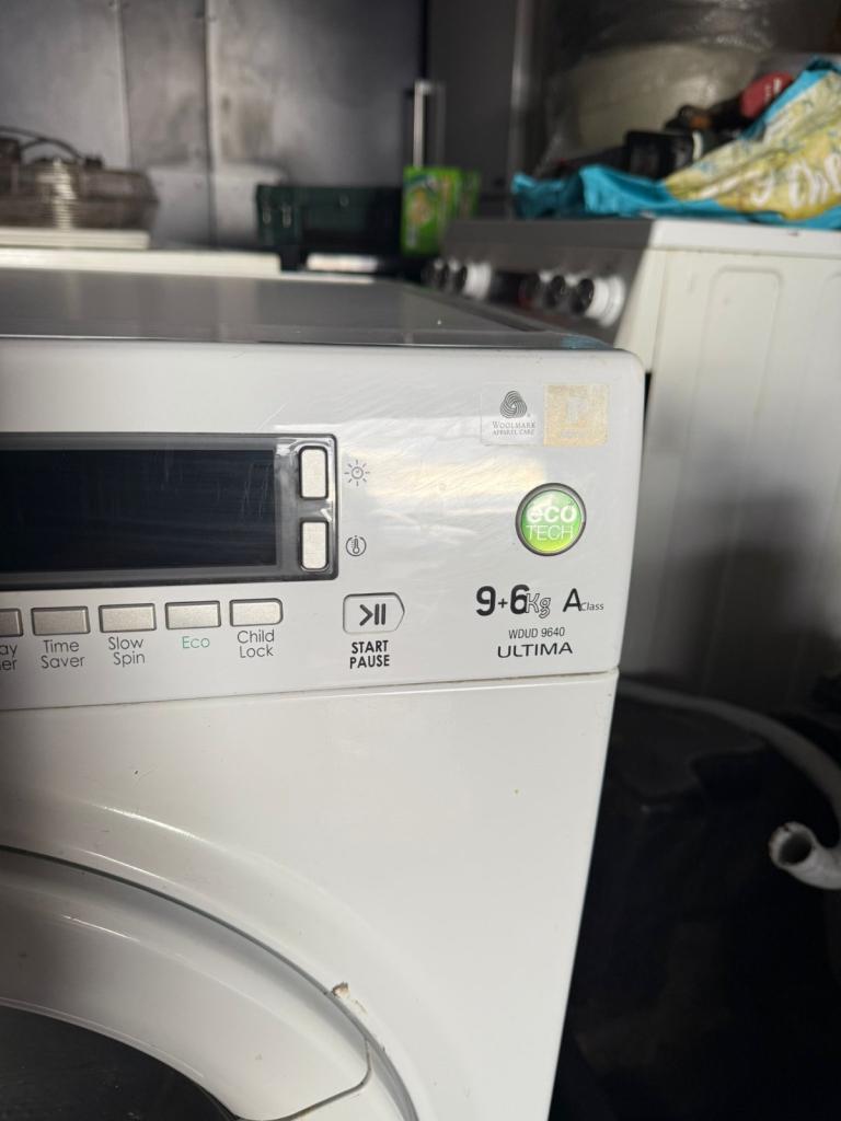 Hotpoint 9/6kg washer dryer for sale 