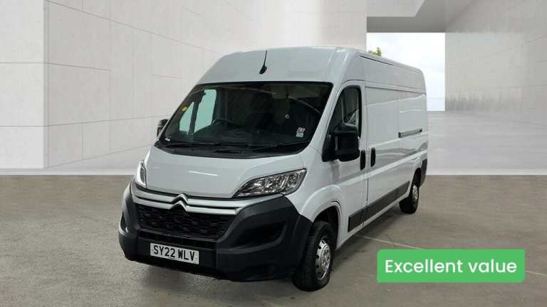 2022 Citroen Relay LWB L3H2 Medium Roof Enterprise 35 Air Con Nav Sensors EURO 6 NO VAT Panel Van...