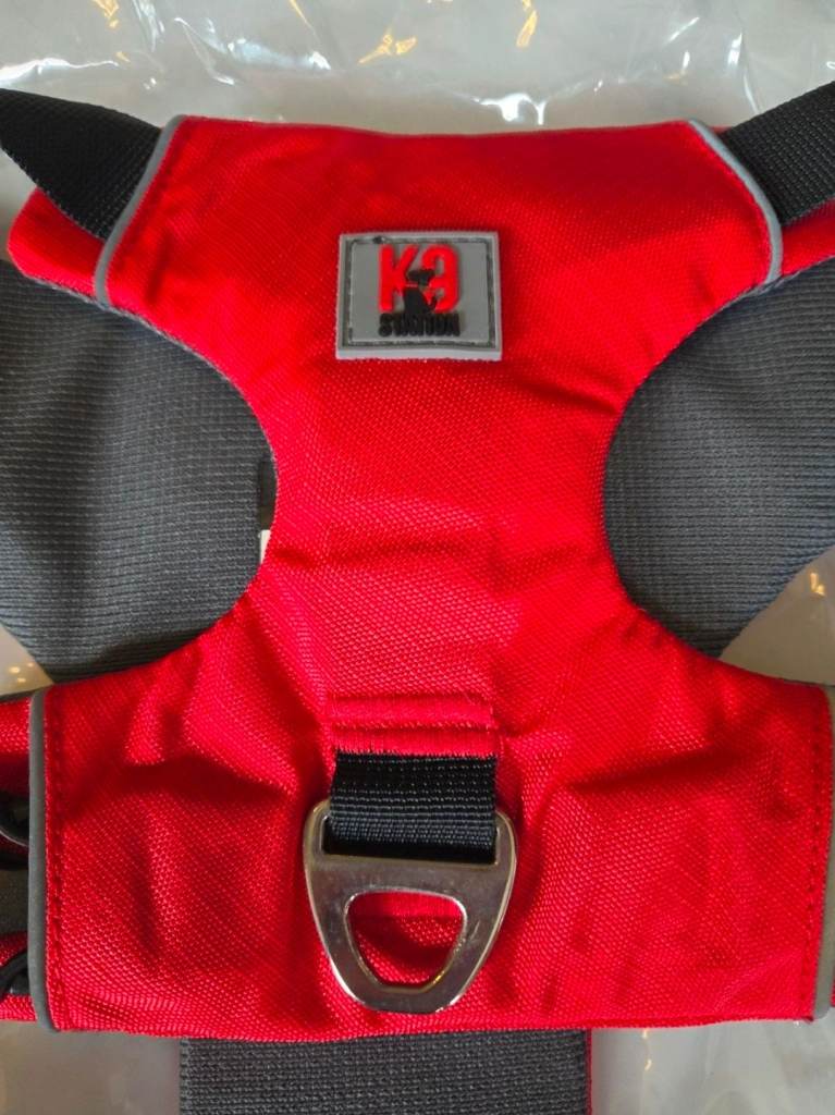 K9 red dog harness - Large