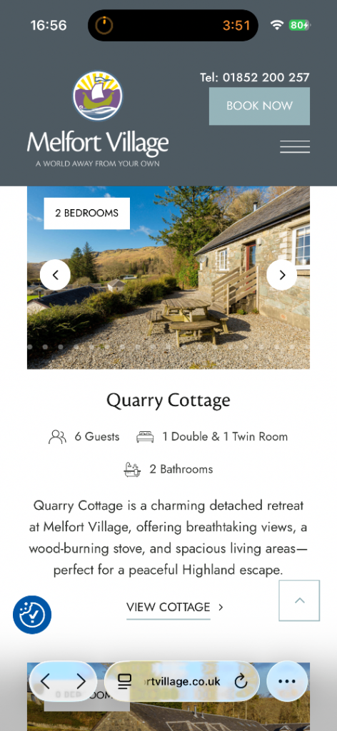 Timeshare Luxury Self Catering 2 bedroom Cottage 