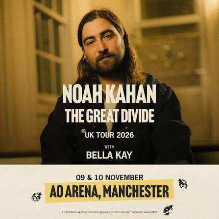 2 Noah Kahan tickets Manchester 