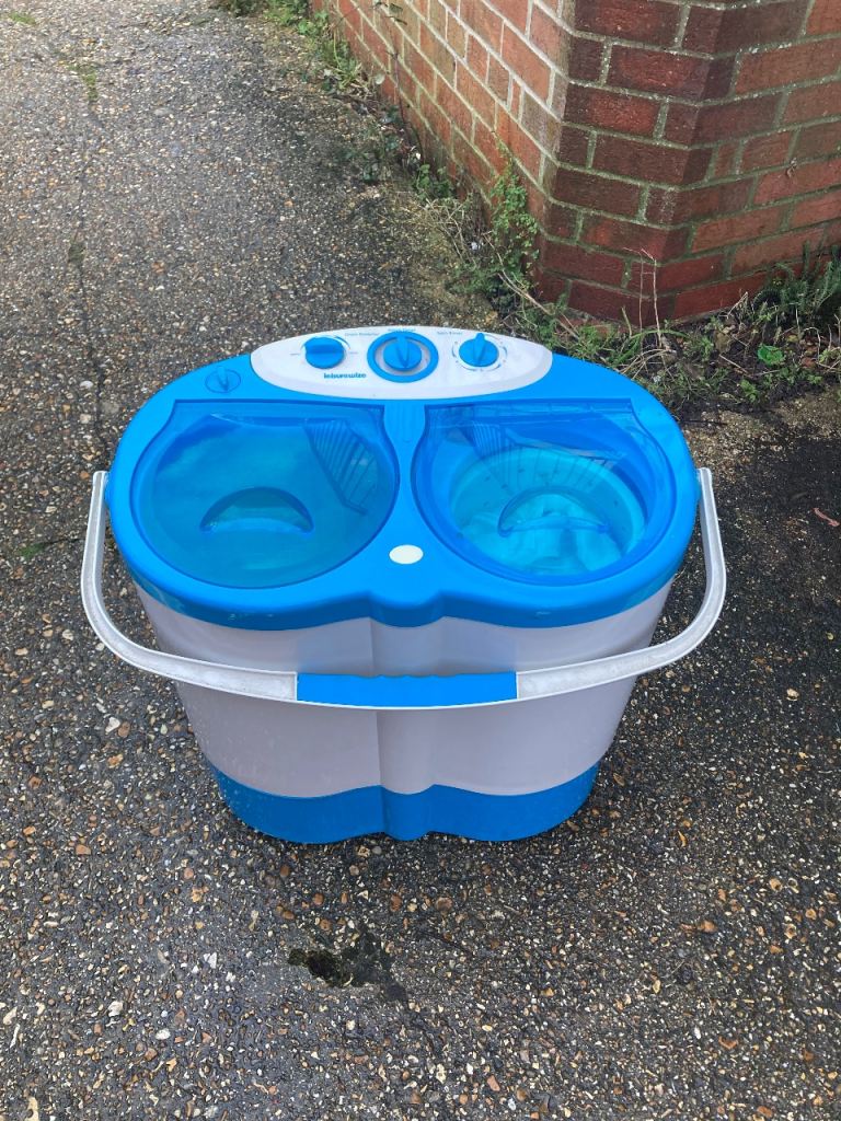 Mobile camping/ Caravan washing/spinning machine