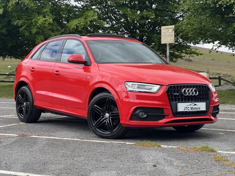 AUDI Q3 2.0 TDI [177] Quattro S Line Plus 5dr Man, diesel, red + lovely spec