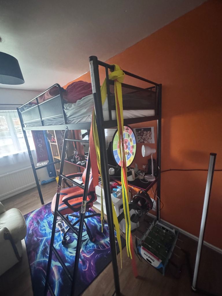 XRocker bunk bed and desk 