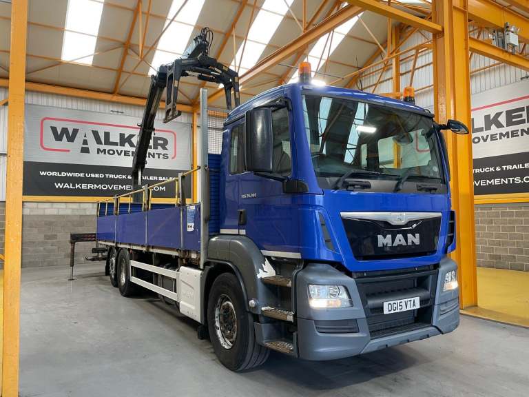 MAN TGS 26.360, *EURO 6* 6X2 26 TONNE DRAWBAR SPEC BRICK GRAB