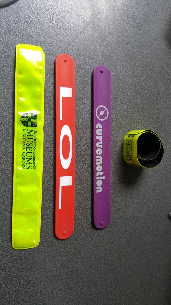 Cycling snap-roll trouser straps x4