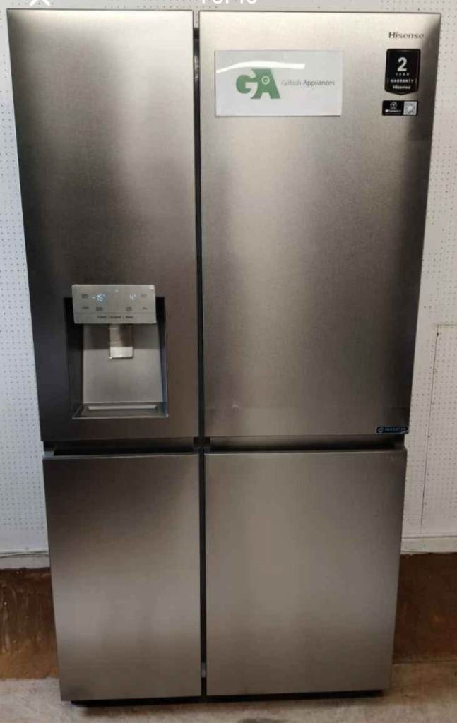 Hisense RS818N4TIC PureFlat Infinite 91cm Frost Free American Fridge Freezer