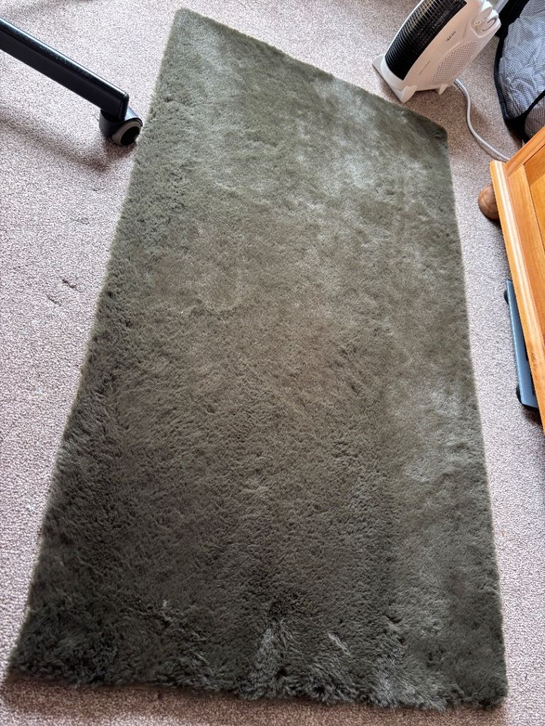 Emerald Green Faux Fur Rug