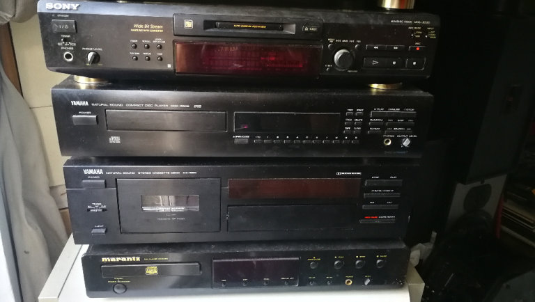Marantz Sony Yamaha CD Cassette Minidisc hifi