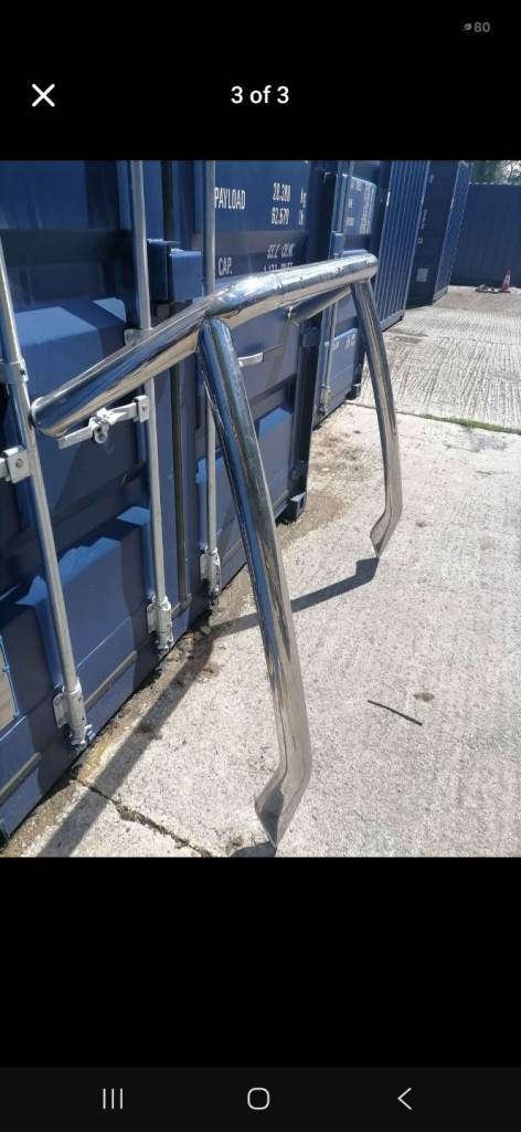 Mitsubishi L200 Rear Aluminium Roll bar