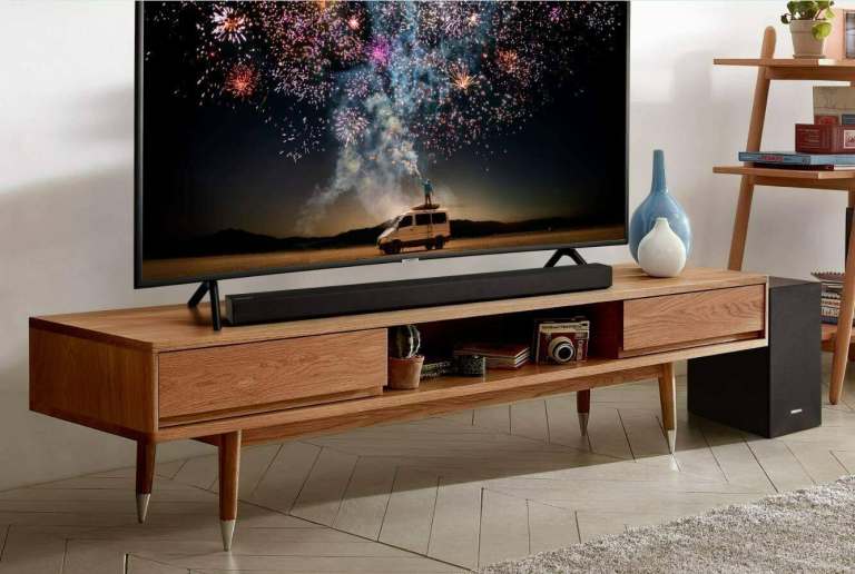 NEW SAMSUNG HW-R450 DTS DOLBY DIGITAL CINEMA WIRELESS SOUNDBAR + ACTIVE SUBWOOFER 200W