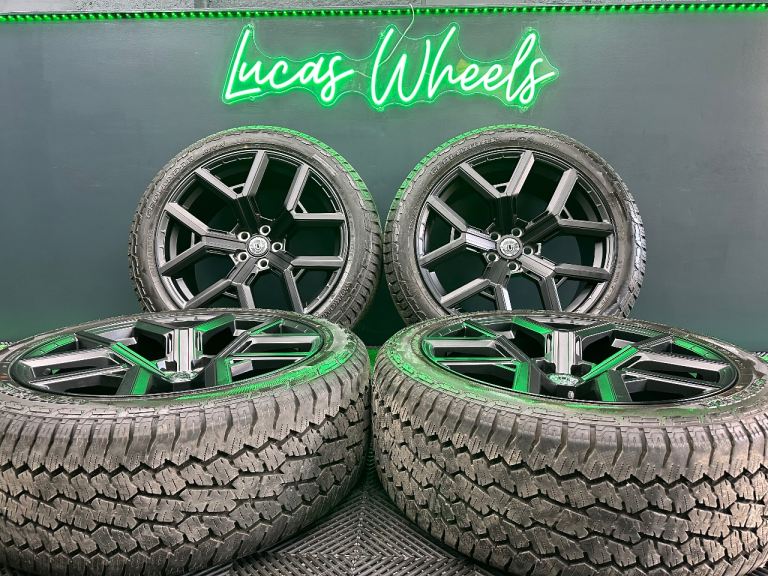 22” Urban WX-2 Alloy Wheels - Land Rover Defender 90 / 110 L663 & 9mm+ Yokohama Geolandar AT’s!