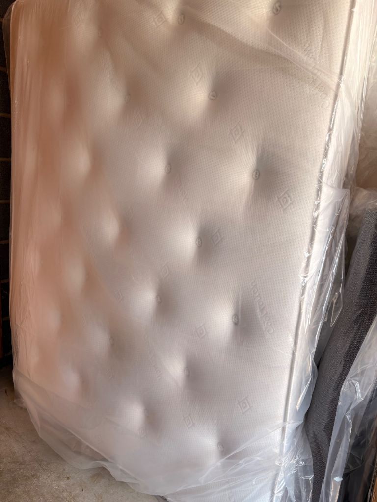 Brand New White Mattress in Packaging