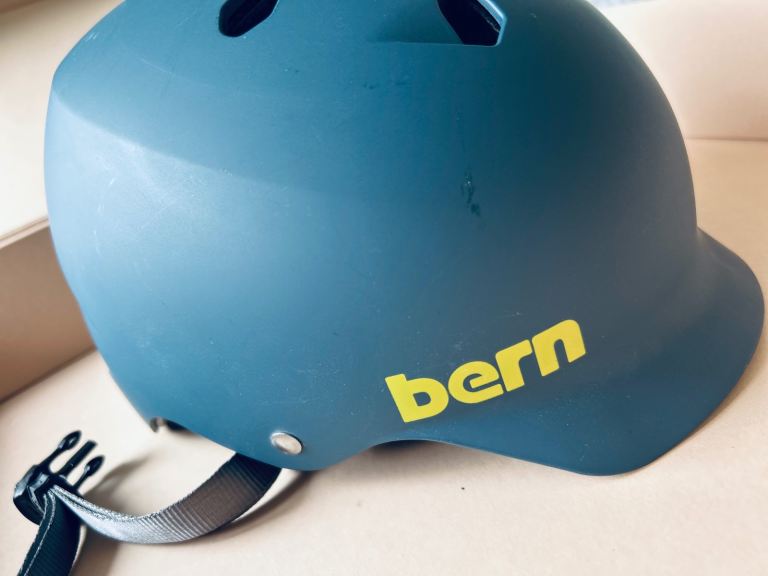 Bern Bike Helmet – Blue, Good Condition