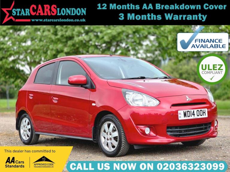 2014 Mitsubishi Mirage 1.2 3 5dr CVT HATCHBACK PETROL Automatic
