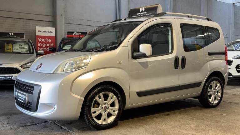 2014 Fiat Qubo 1.3 Qubo Mylife 1.3 16v Multijet 75hp Dualogic Silver 5dr RARE AUTO+WHEELCH MPV Di...