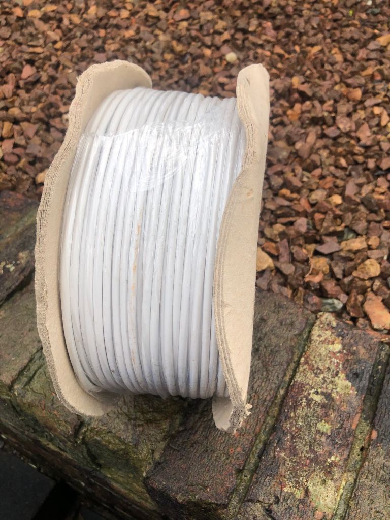 100m drum of 4 pair round telephone cable