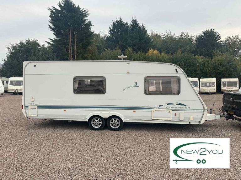 2003 Swift Conqueror 580 LUX 4 Berth Caravan - STOCK NO E204