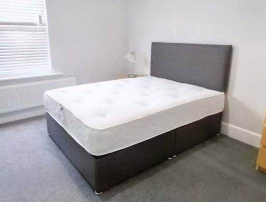 Double FABRIC Divan Bed Base With Mattress Brand New FREE HOME DELIVERY Order Now 🚚📞