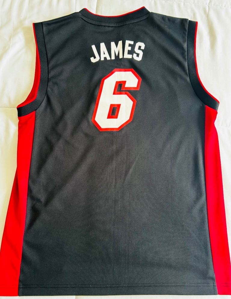 Adidas LeBron James Miami Heat Jersey - Men's M