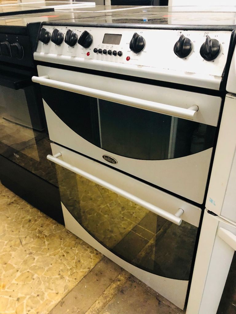 🚚 belling 60CM Wide Glass top Electric cooker can deliver £160
